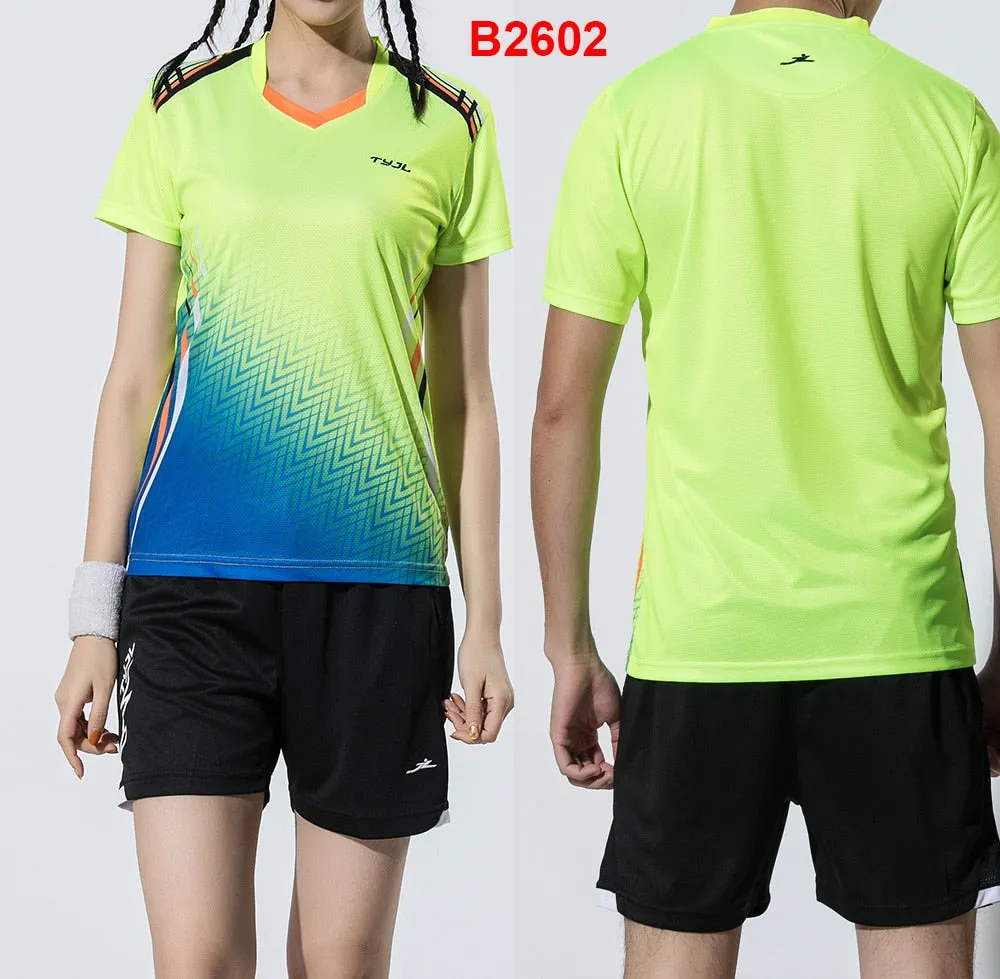 2 Piece Ladies Womens Quick dry Tennis Badminton Tennis Tennis Squash Netball Top Skirt Shorts Set