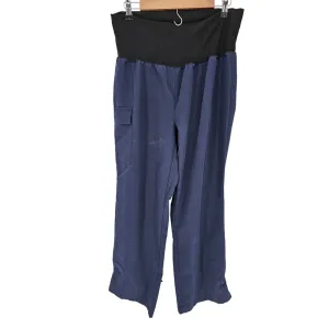 Ave by Medline Womens Sz L Pull On Scrub Pants Dark Blue