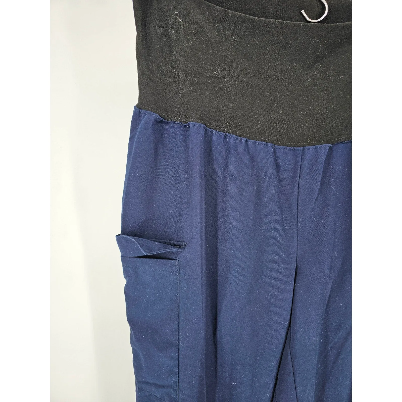 Ave by Medline Womens Sz M Pull On Scrub Pants Dark Blue