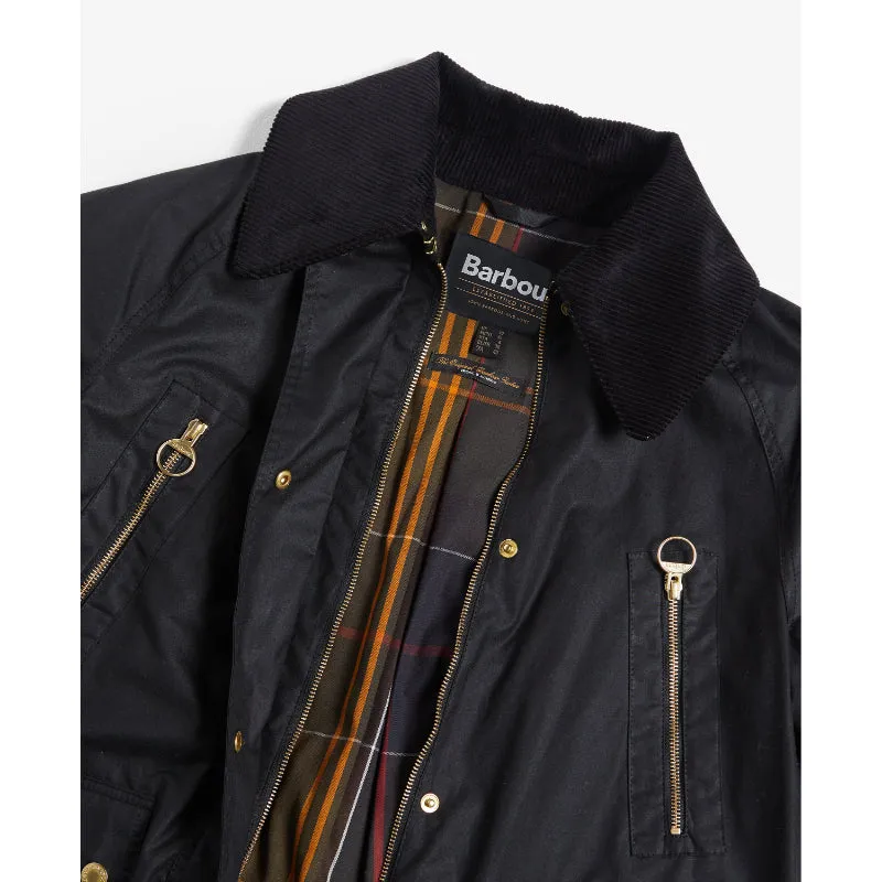 Barbour Ebberston Wax Ladies Jacket - Black/Classic