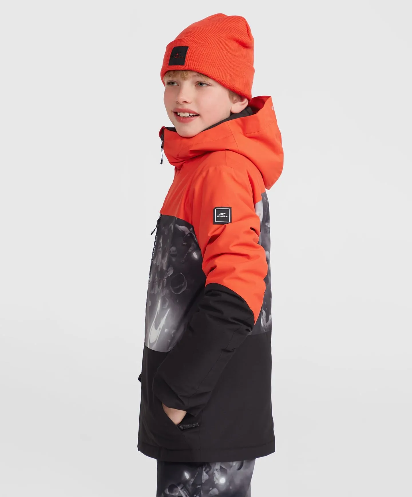 Boy's Carbonite Snow Jacket - Black Spacedout