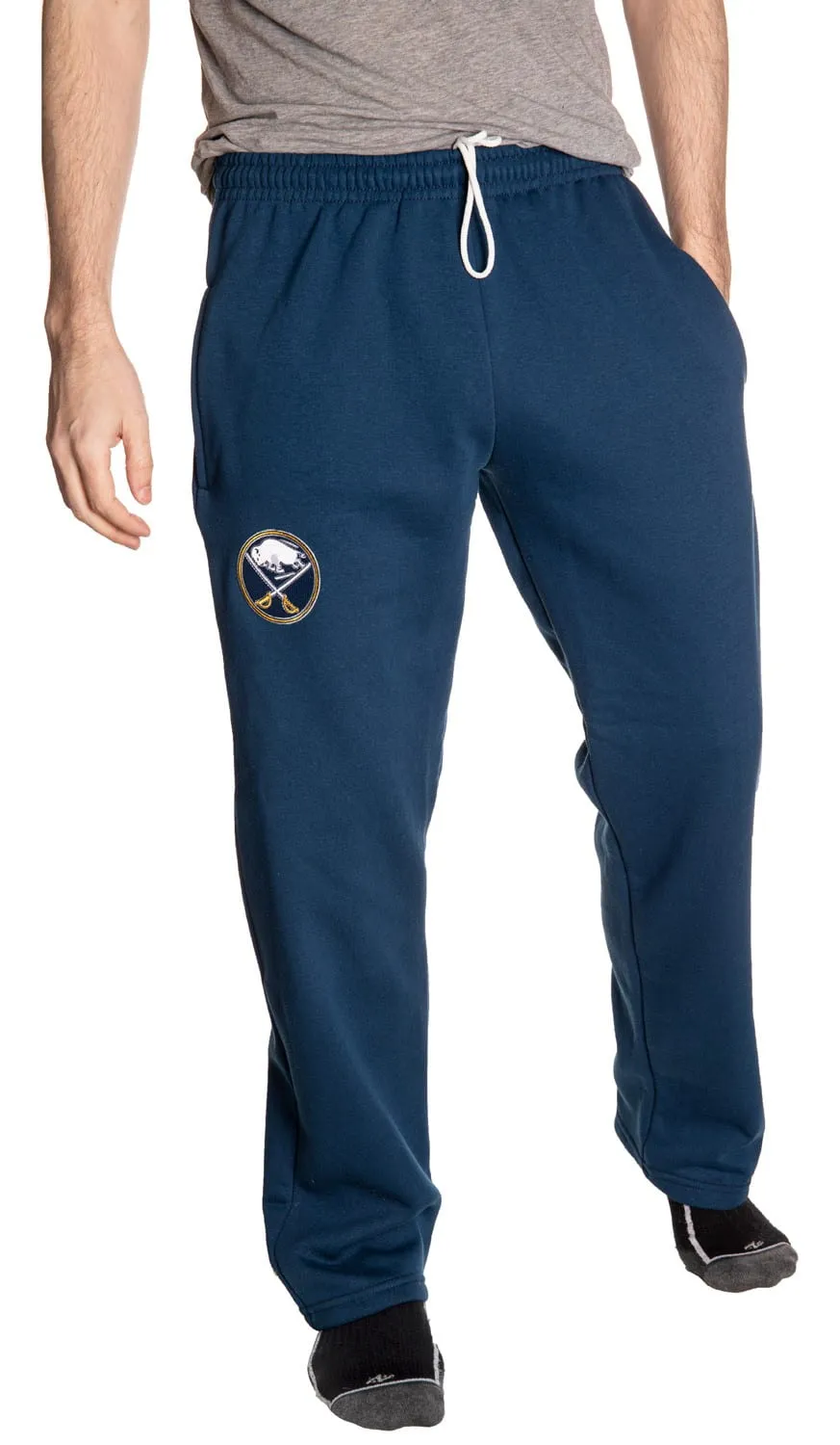 Buffalo Sabres Embroidered Logo Sweatpants for Men