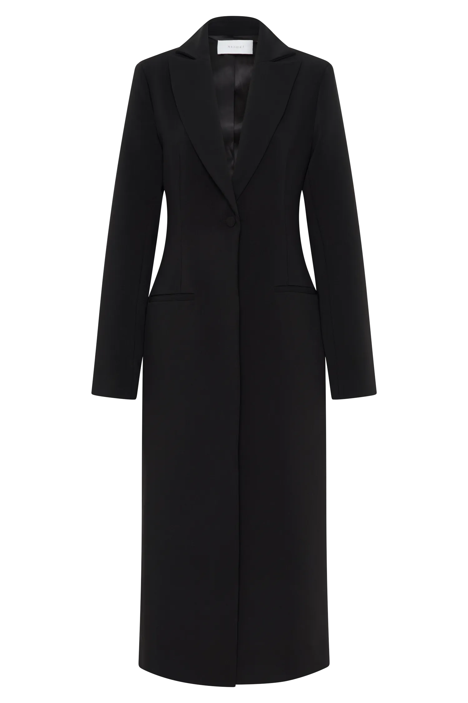 Caviar Suiting Coat - Black