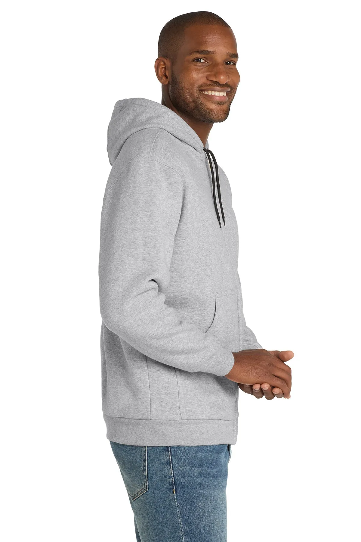 CornerStone Full-Zip Hoodie Thermal Lining, Athletic Heather [IEC Central Ohio]