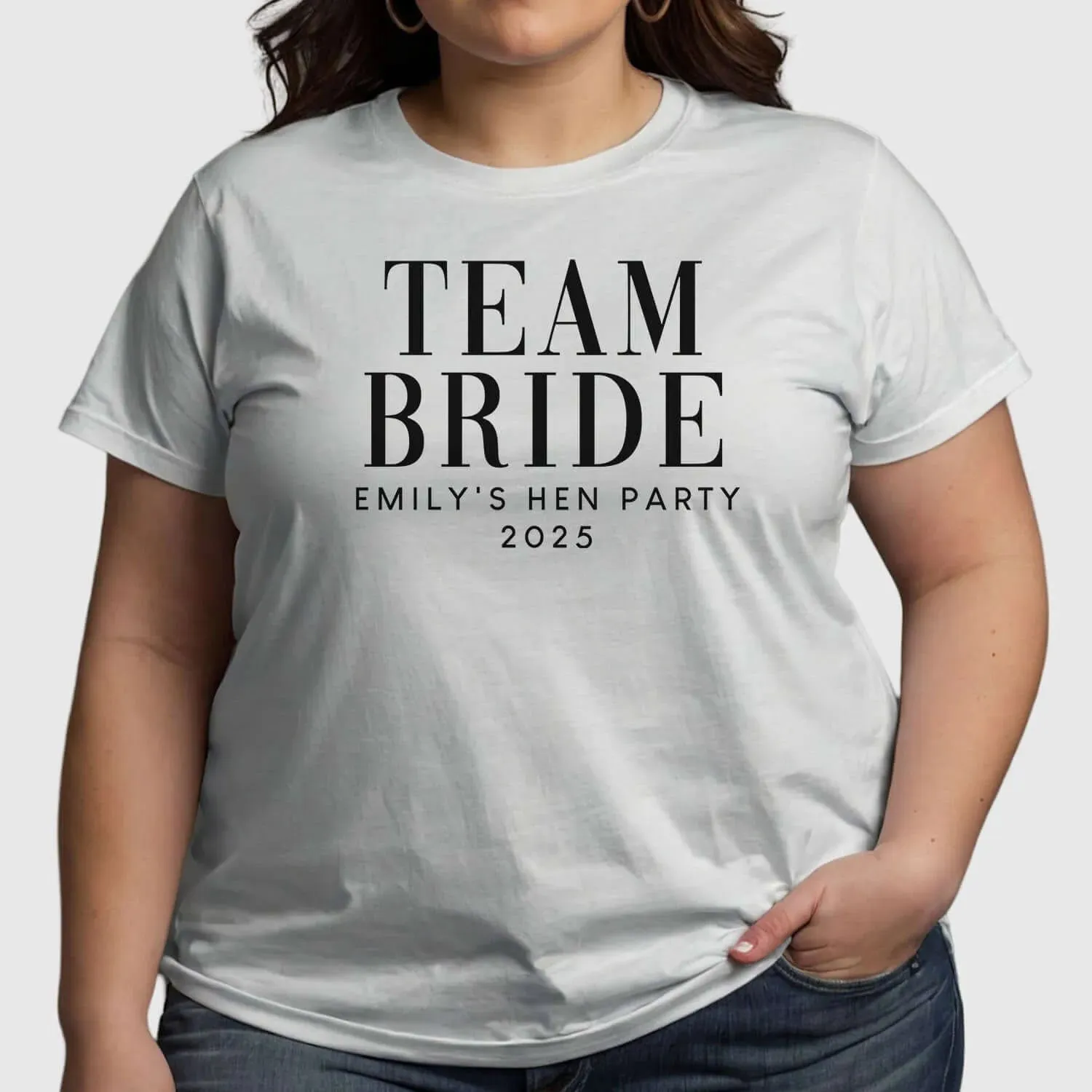 Customisable Hen Party T-Shirts | Team Bride & The Bride