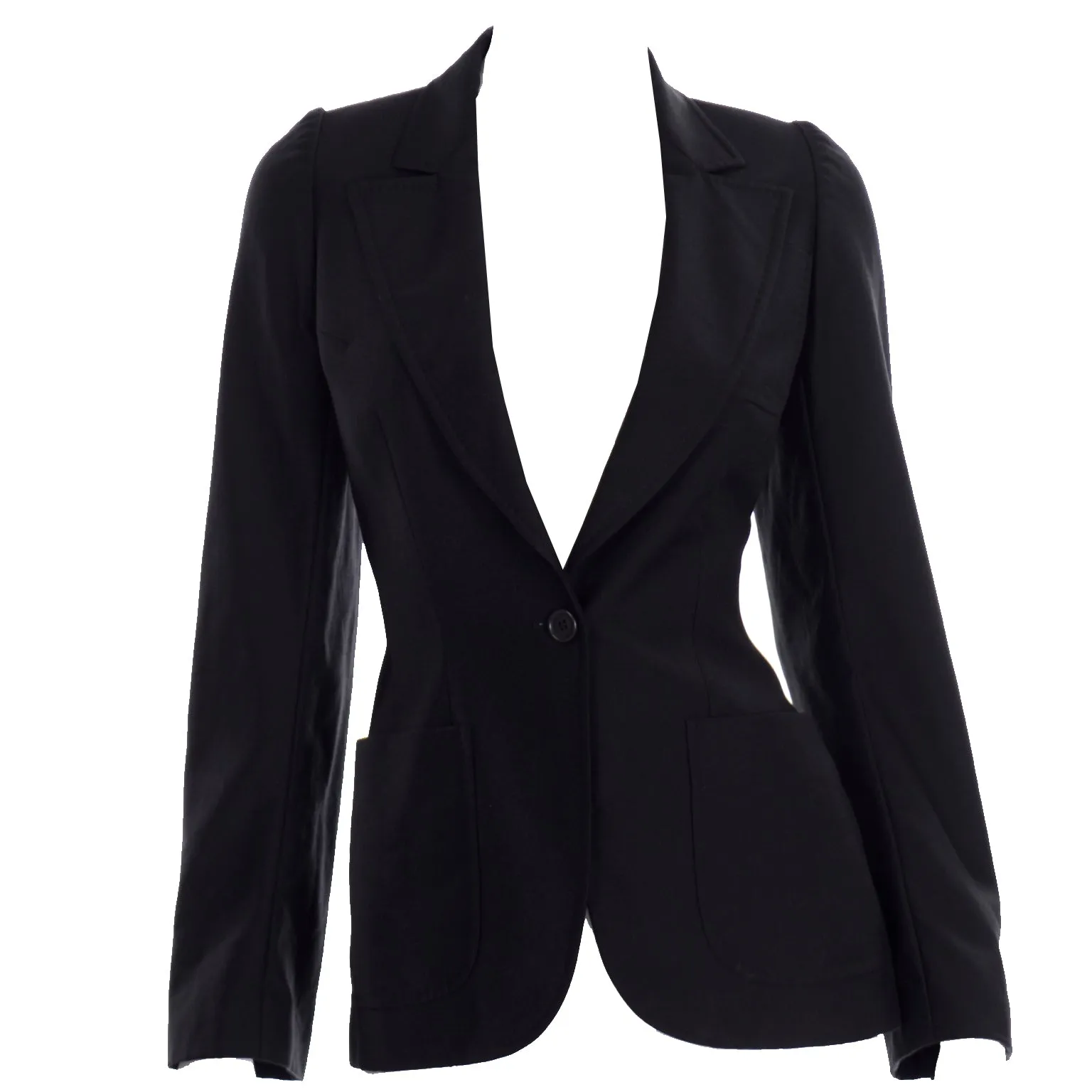 F/W 2000 Alexander McQueen Black Blazer Jacket