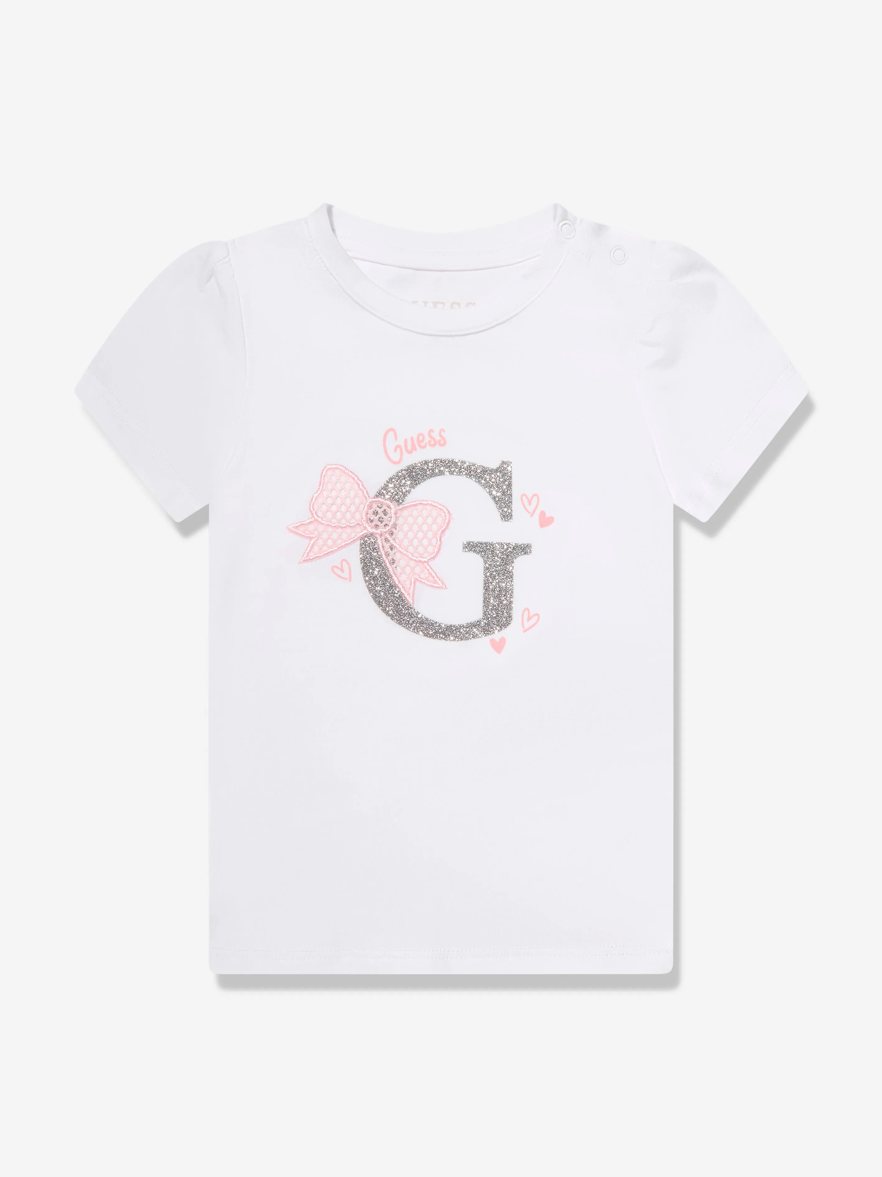 Guess Baby Girls Tulle Skirt Set in White