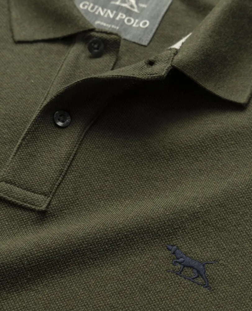 Gunn L/S Polo - Army