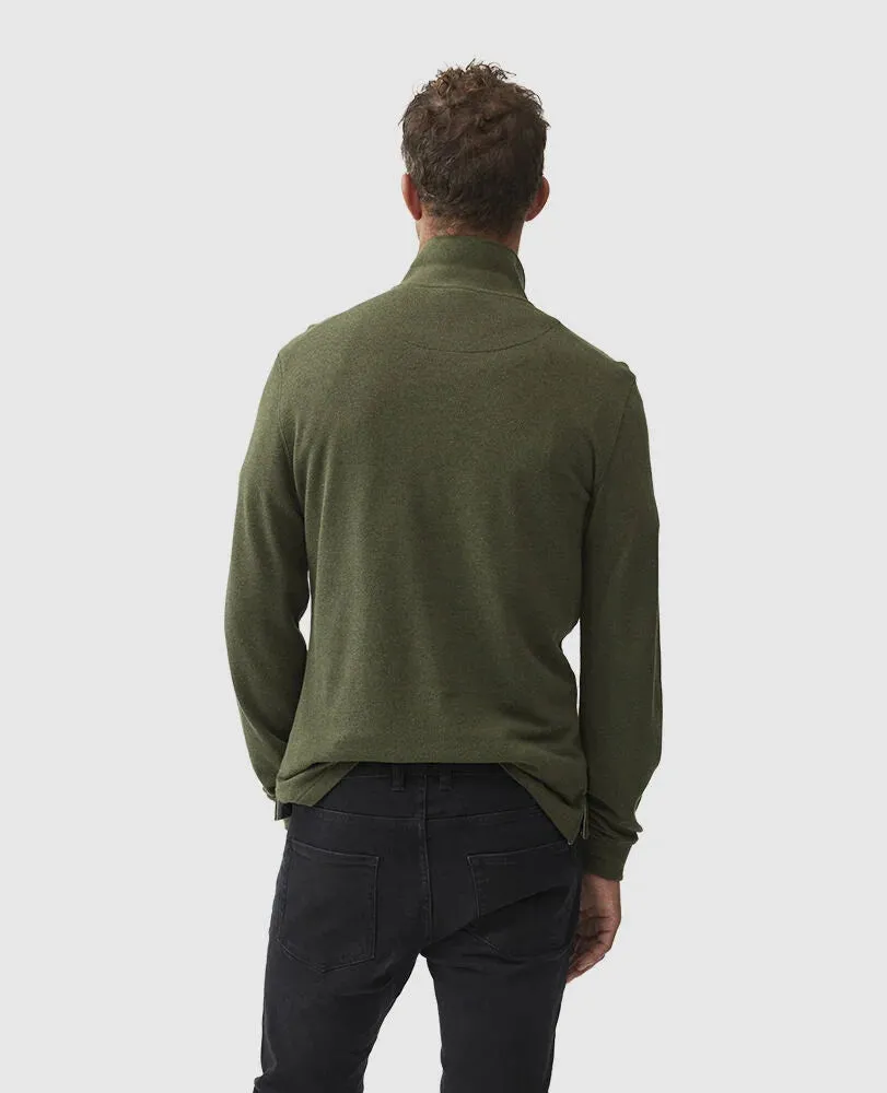 Gunn L/S Polo - Army