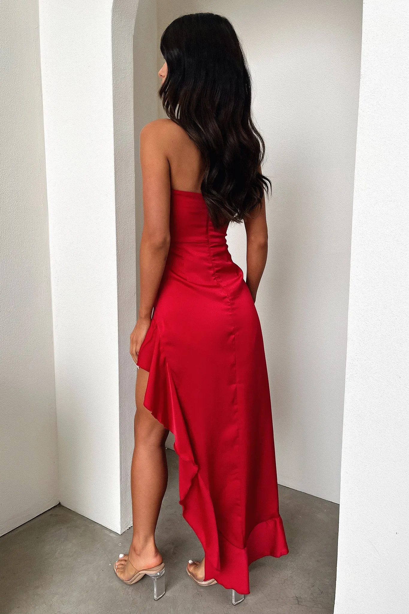 Leora Maxi Dress - Red