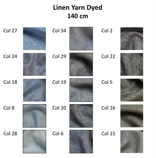 Linen Yarn Dyed