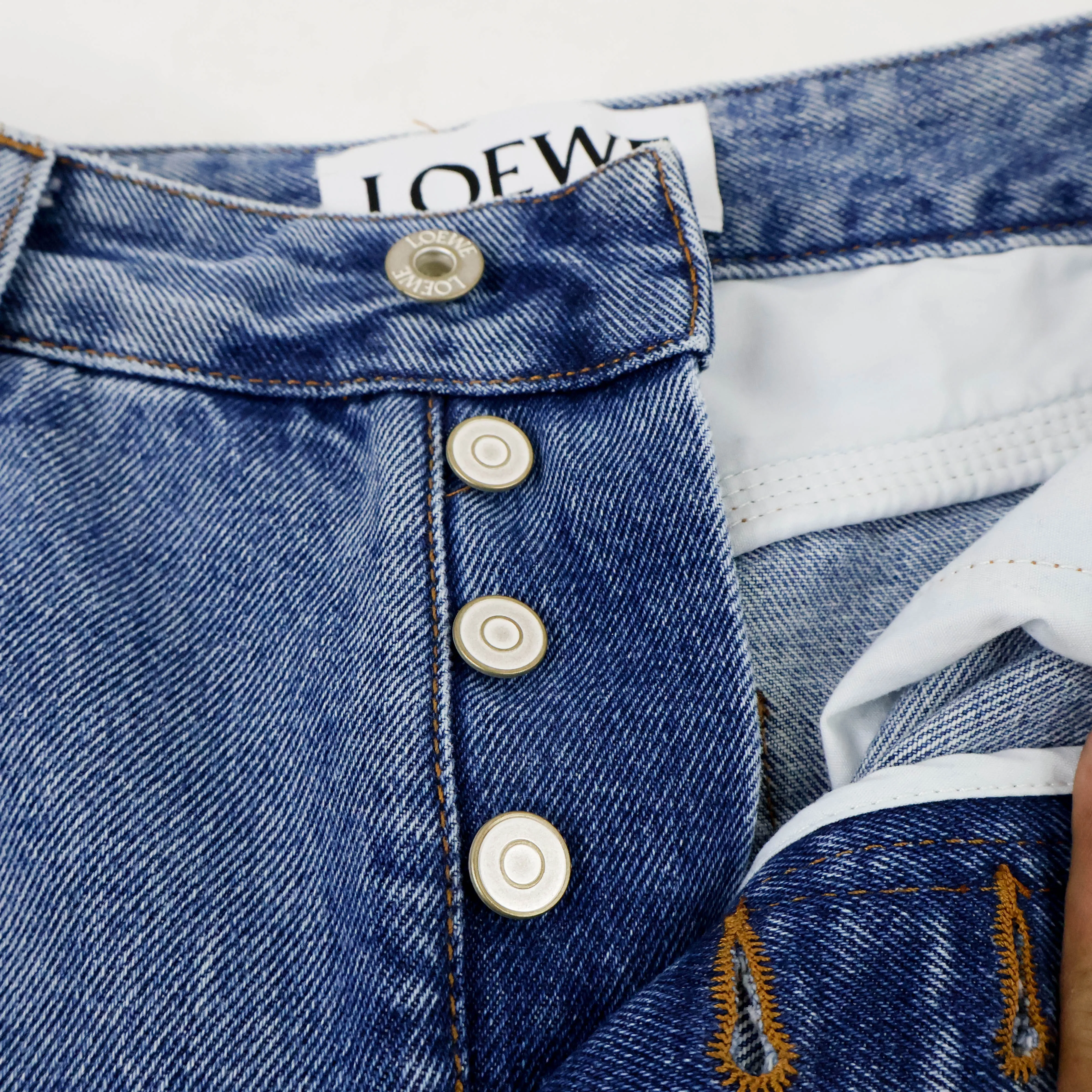 Loewe Pants Denim Logo