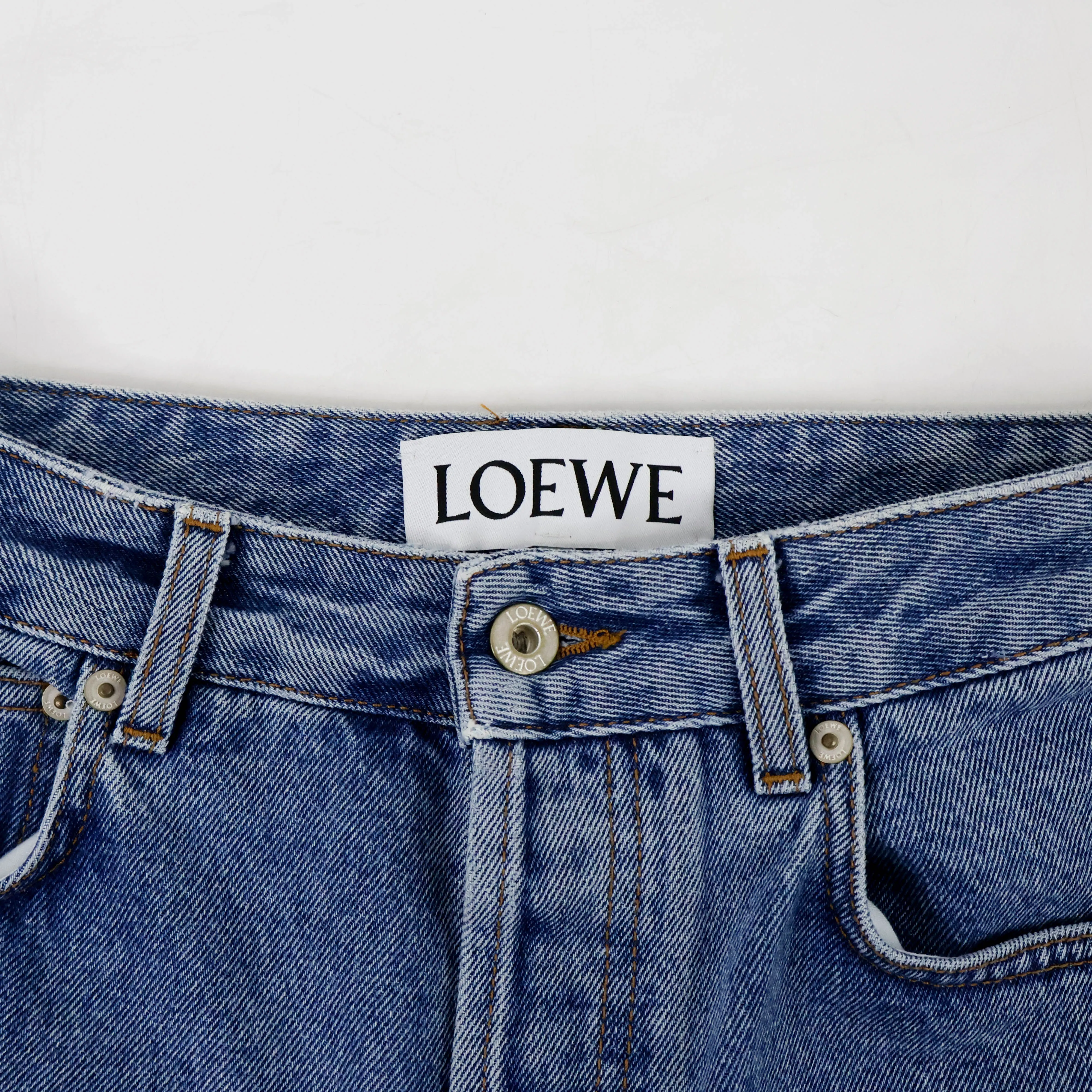 Loewe Pants Denim Logo