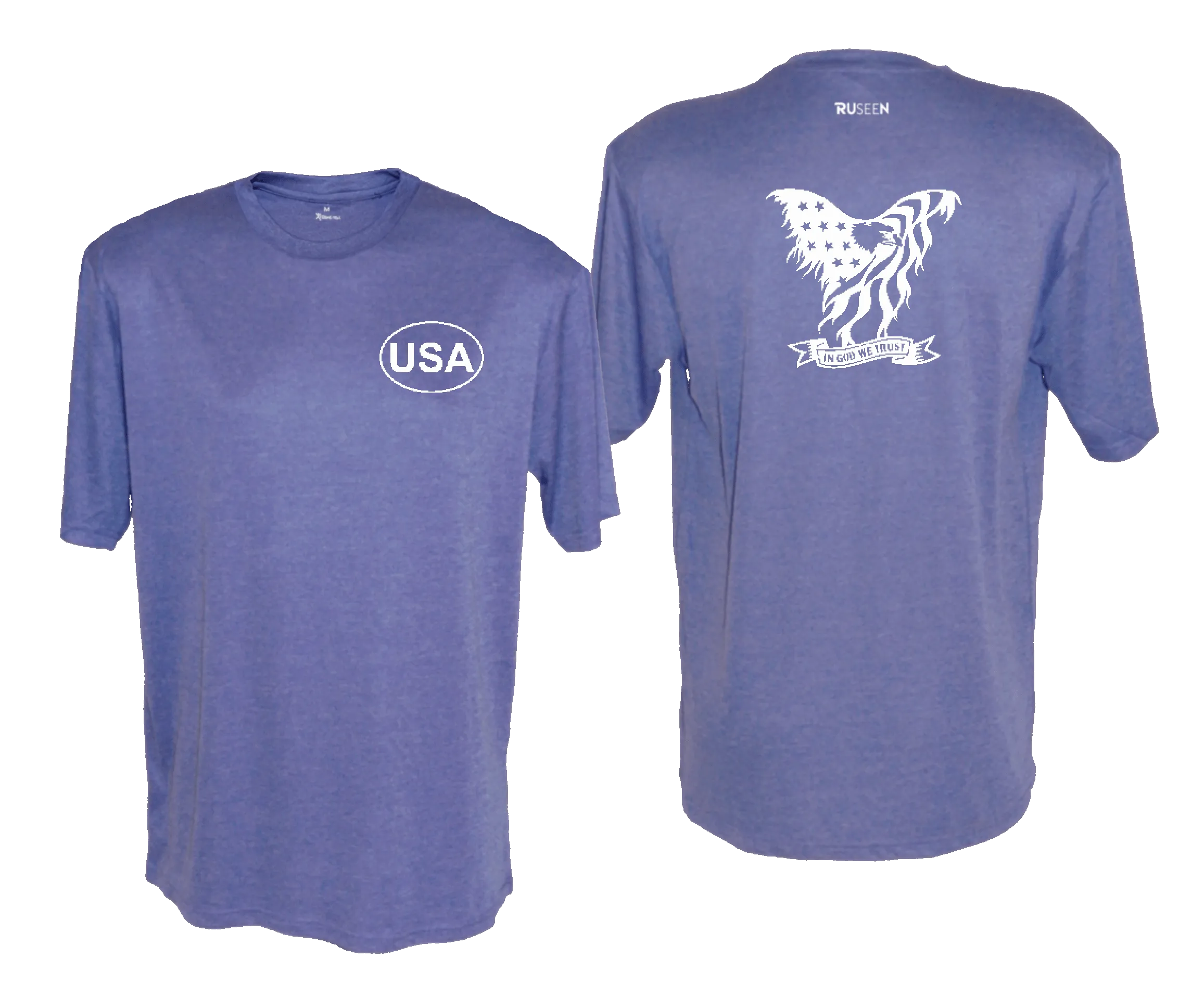 Men's Reflective Short Sleeve Shirt - In God We Trust