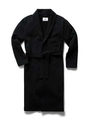 Mid Wt Terry Shawl Collar Robe Black