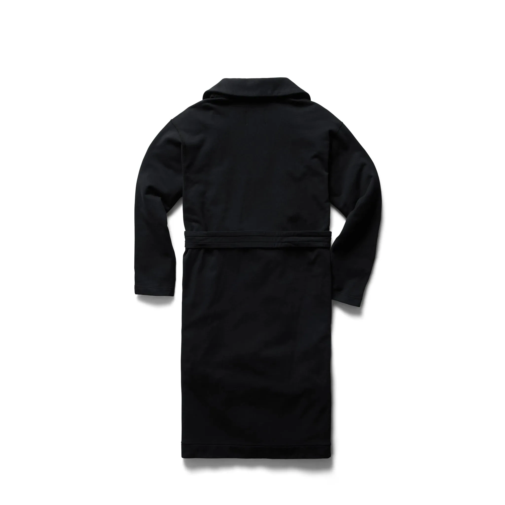 Mid Wt Terry Shawl Collar Robe Black