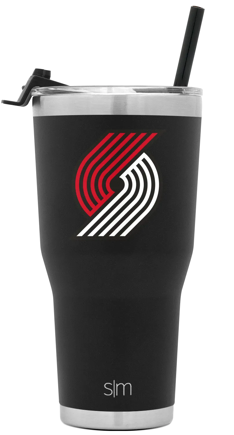 NBA Cruiser Tumbler with Flip Lid and Straw