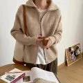 New Oversize Womens Sweaters Autumn Vintage Cardigans Loose Winter Sweater Knitted New Women Cardigan Knit Button Loose