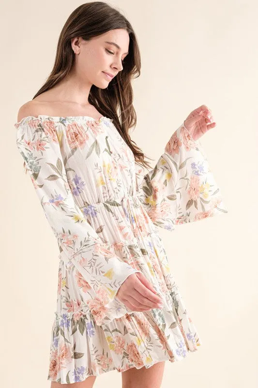 Quinn Floral Off The Shoulder Dress