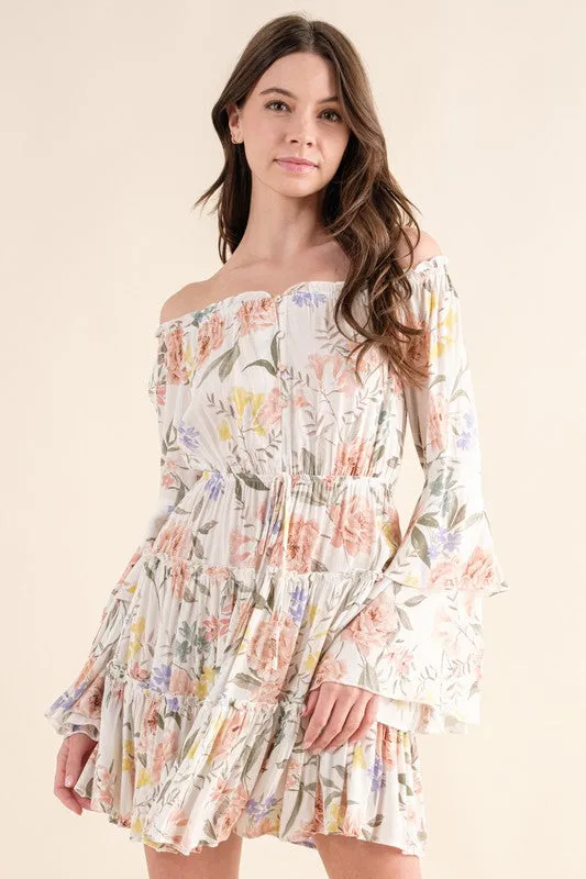 Quinn Floral Off The Shoulder Dress