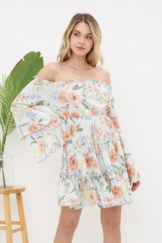 Quinn Floral Off The Shoulder Dress