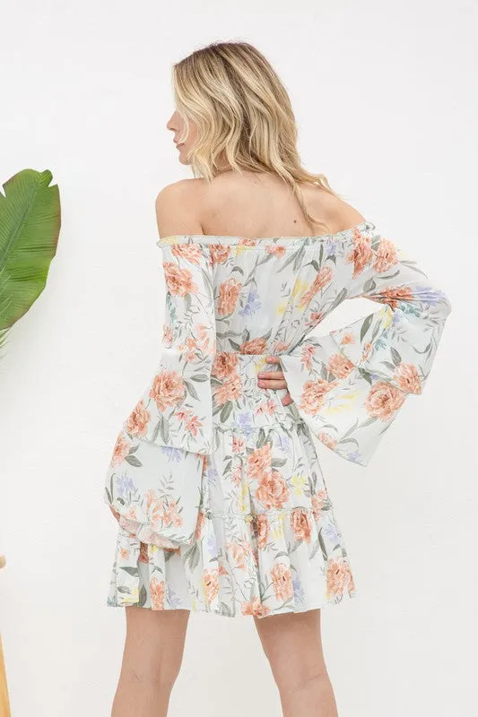 Quinn Floral Off The Shoulder Dress