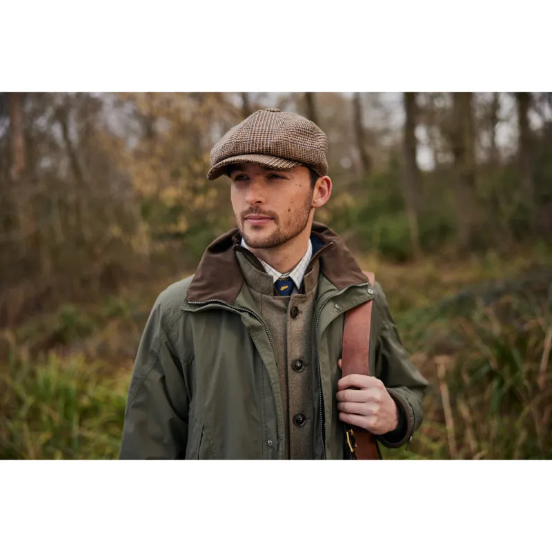 Schoffel Holcot Mens Tweed Waistcoat - Loden Green Herringbone Tweed