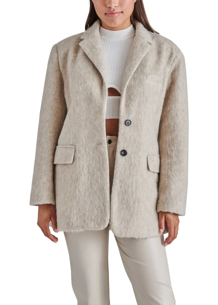 Steve Madden Nana Blazer Coat - Oatmeal ***FINAL SALE***