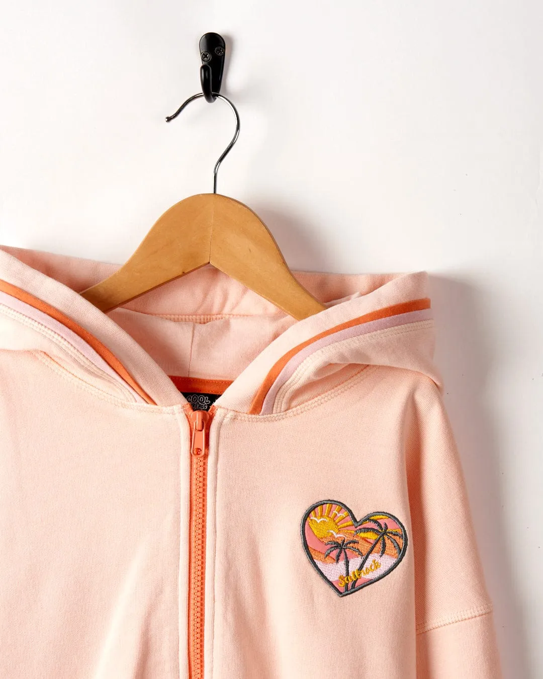 Sunshine State - Kids Zip Hoodie  - Peach