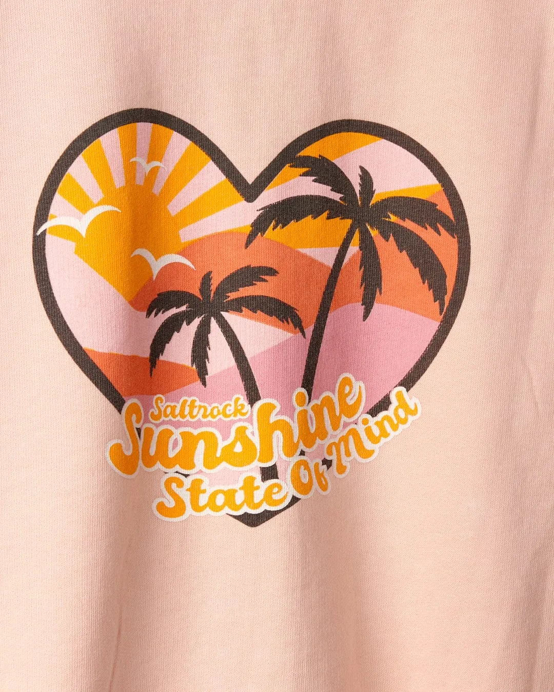 Sunshine State - Kids Zip Hoodie  - Peach