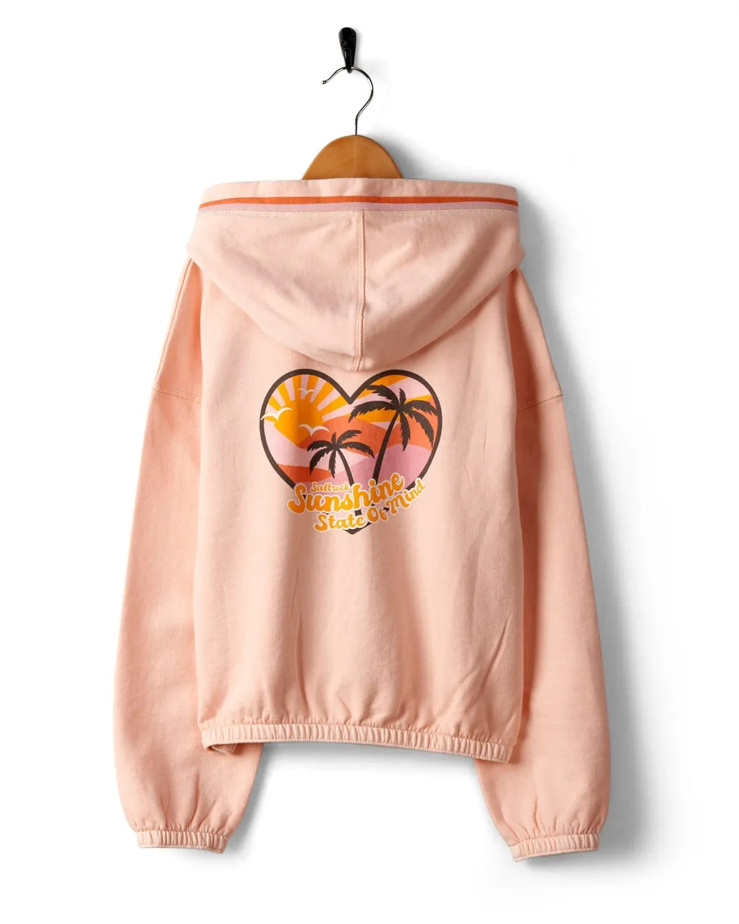 Sunshine State - Kids Zip Hoodie  - Peach