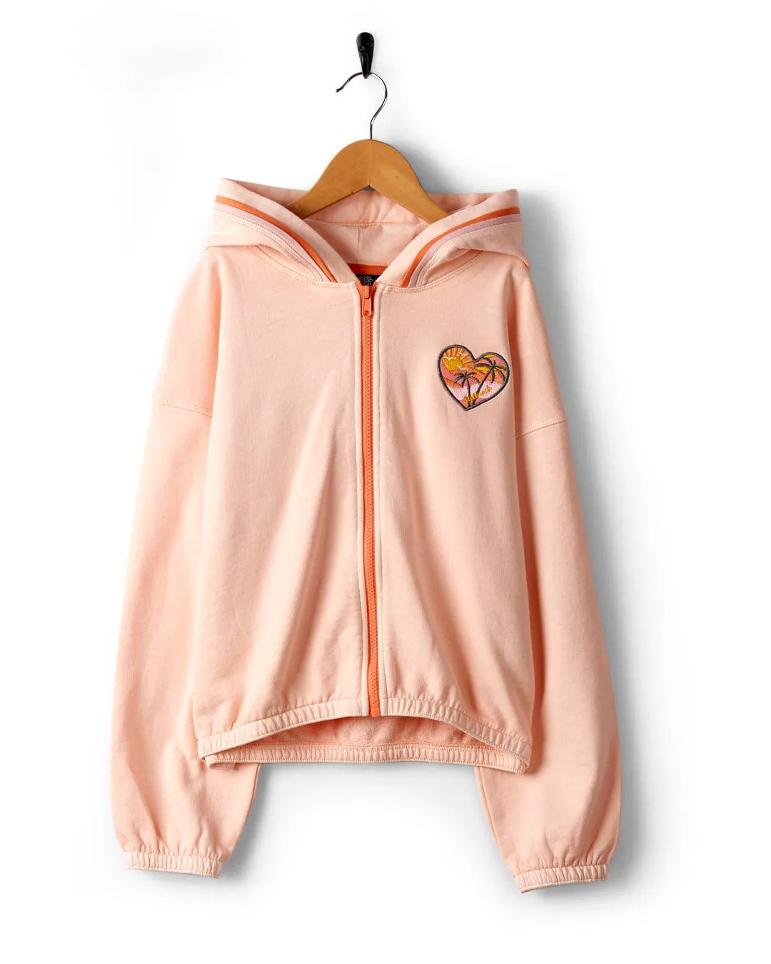 Sunshine State - Kids Zip Hoodie  - Peach