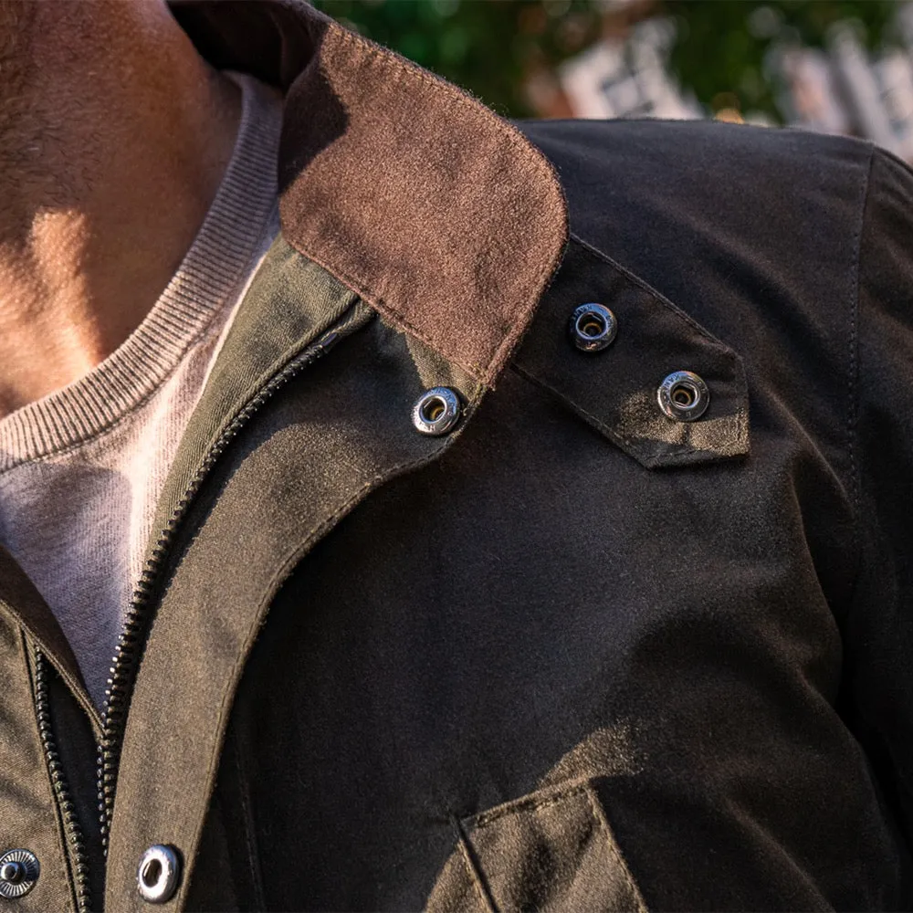 The Holbrook - Olive Wax Jacket