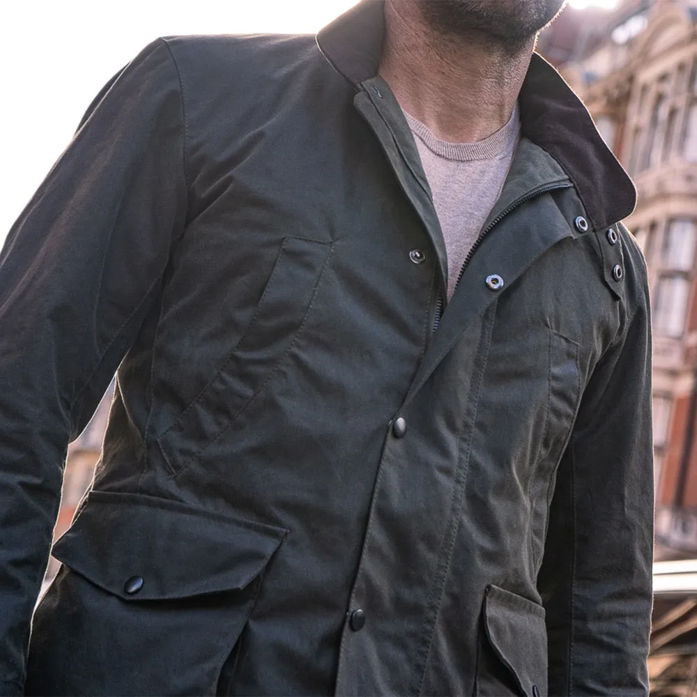 The Holbrook - Olive Wax Jacket