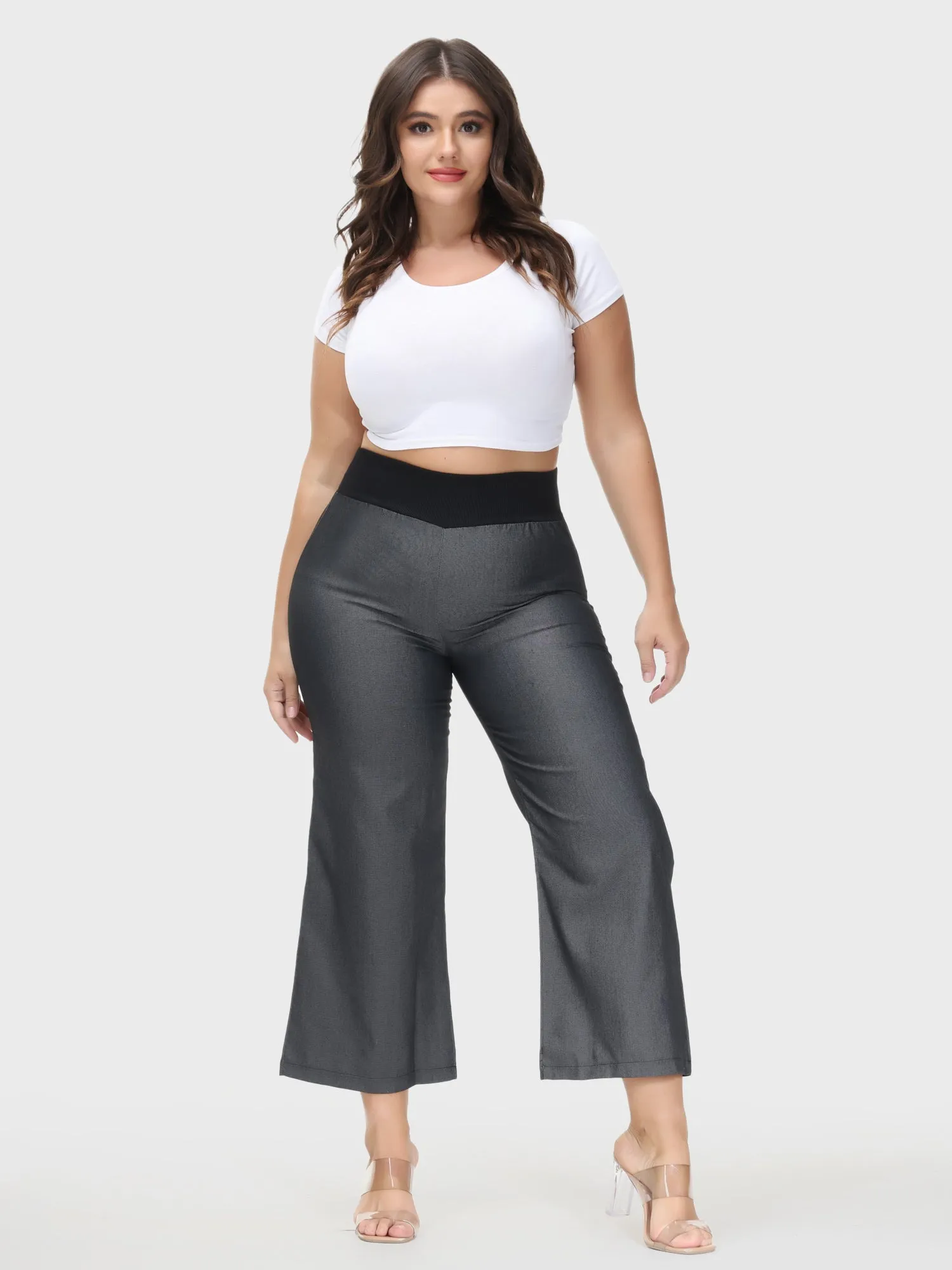 Thin Section Loose Wide-leg High-Waisted Jeans