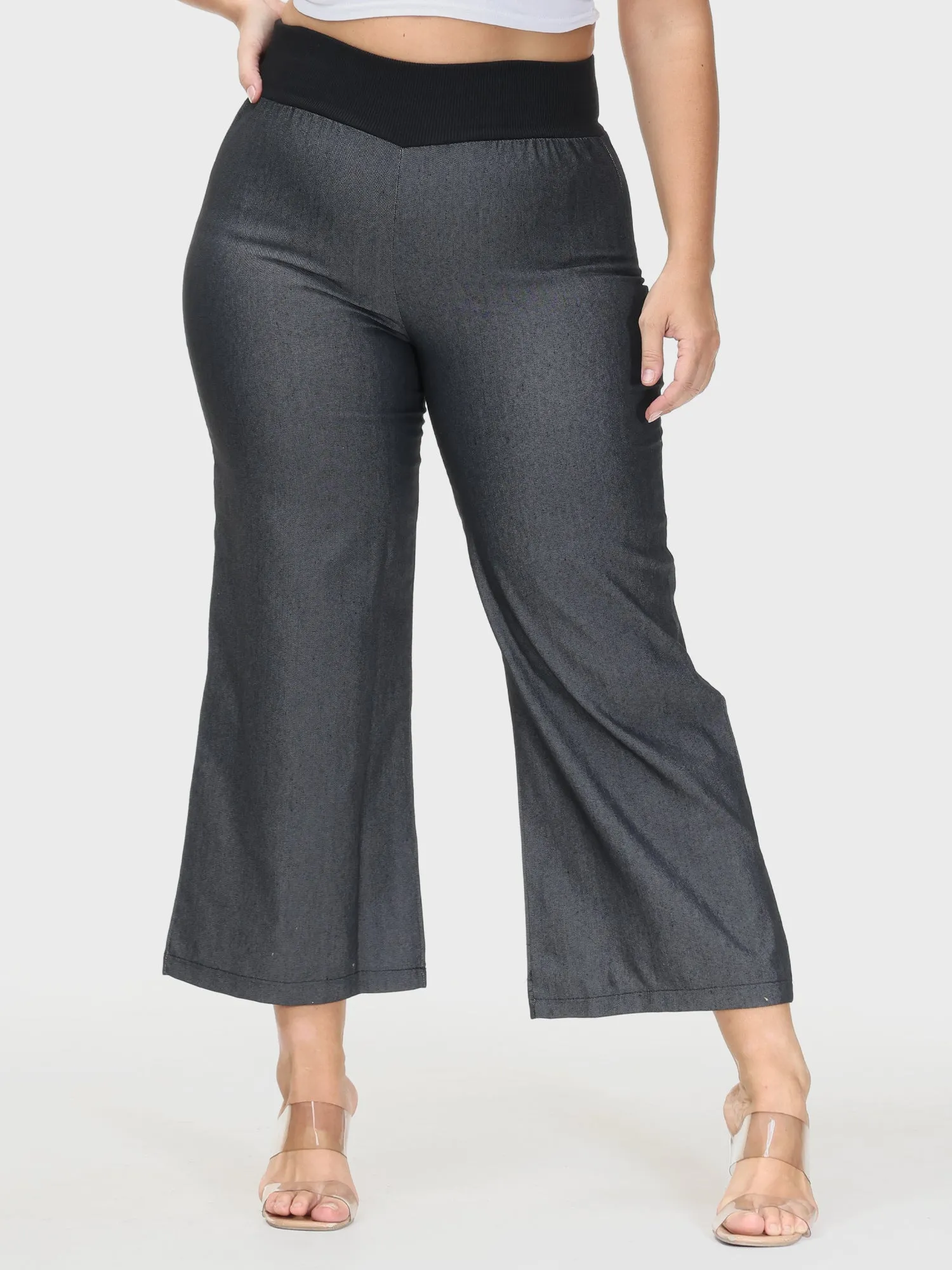 Thin Section Loose Wide-leg High-Waisted Jeans