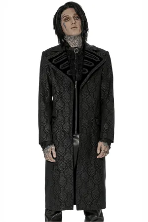 Victorian-Inspired Gothic Long Coat for Men