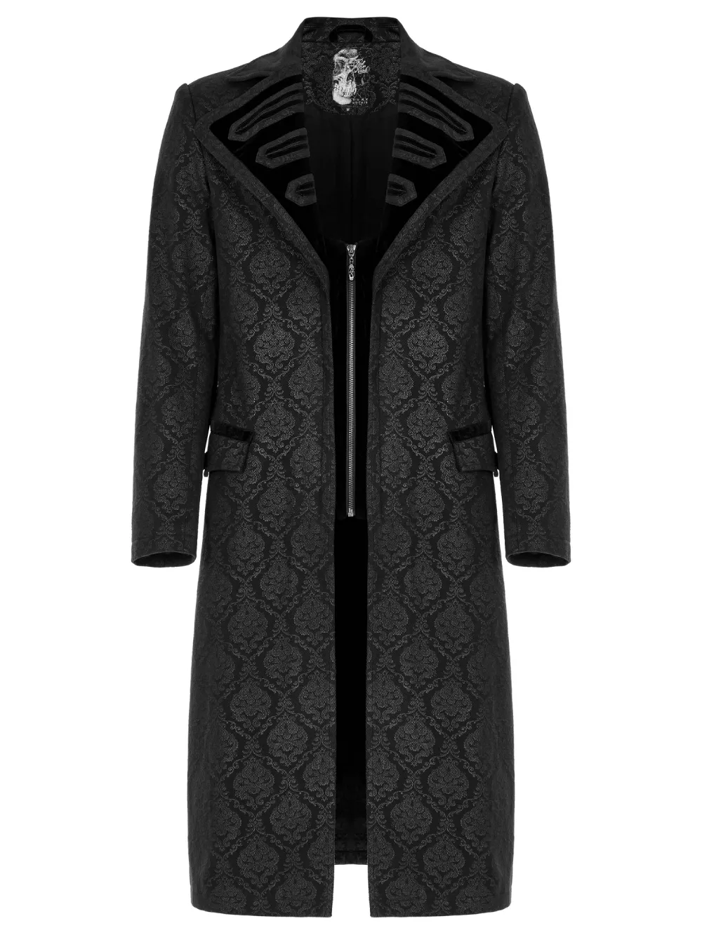 Victorian-Inspired Gothic Long Coat for Men