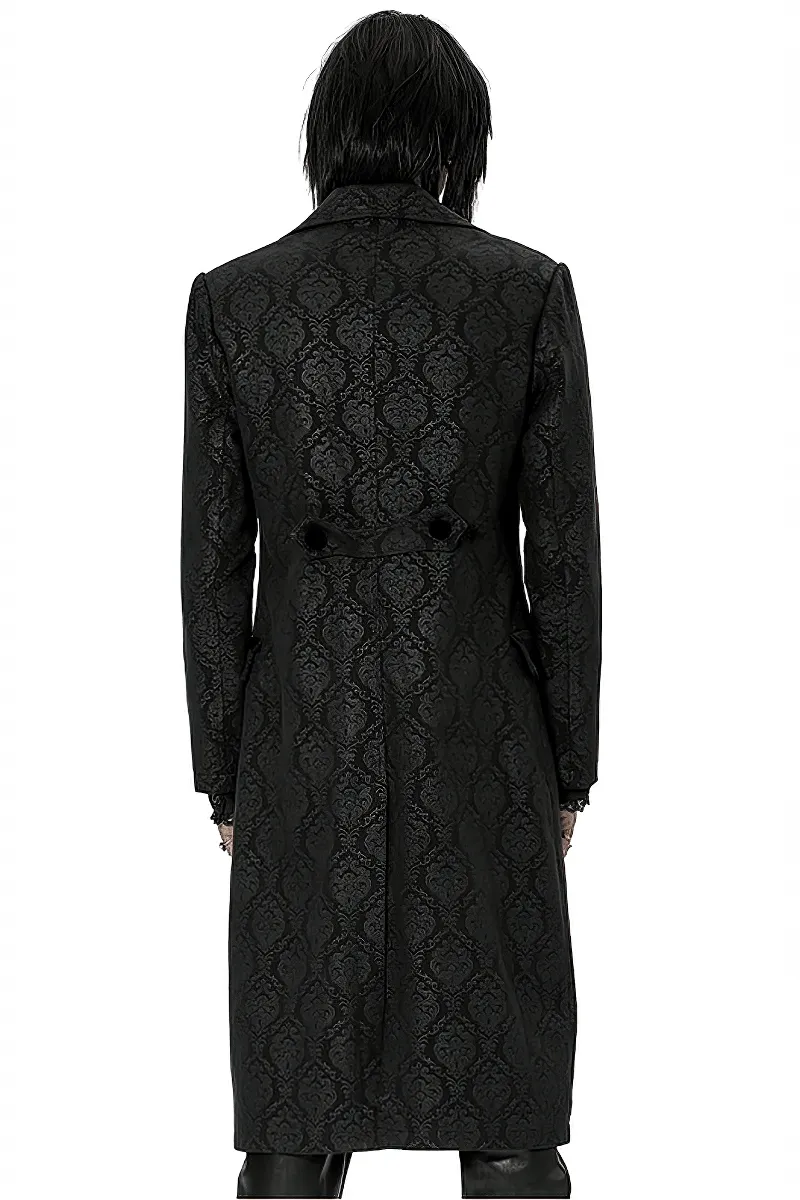 Victorian-Inspired Gothic Long Coat for Men