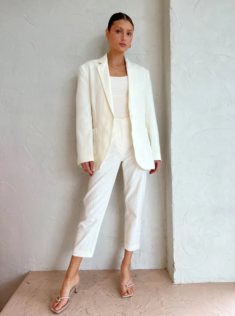 Viktoria & Woods Unisex Shakespeare Blazer in Ivory