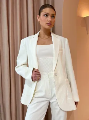 Viktoria & Woods Unisex Shakespeare Blazer in Ivory