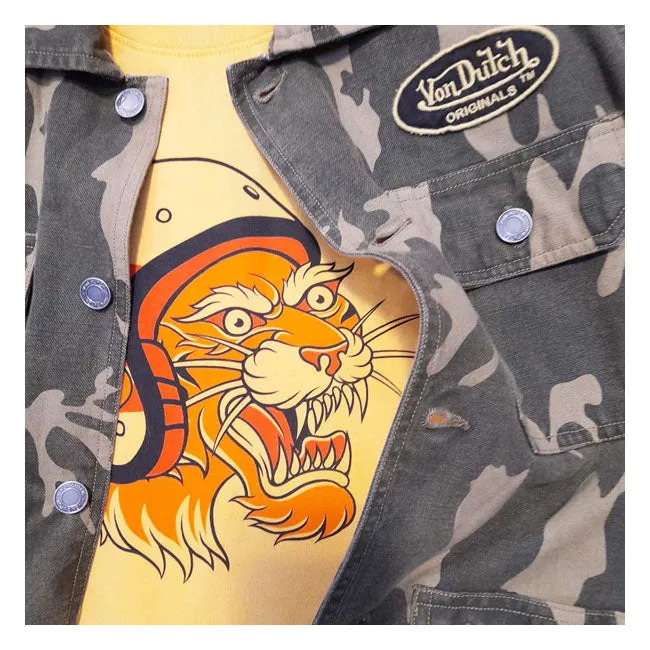 Von Dutch - Lion T Shirt - Yellow