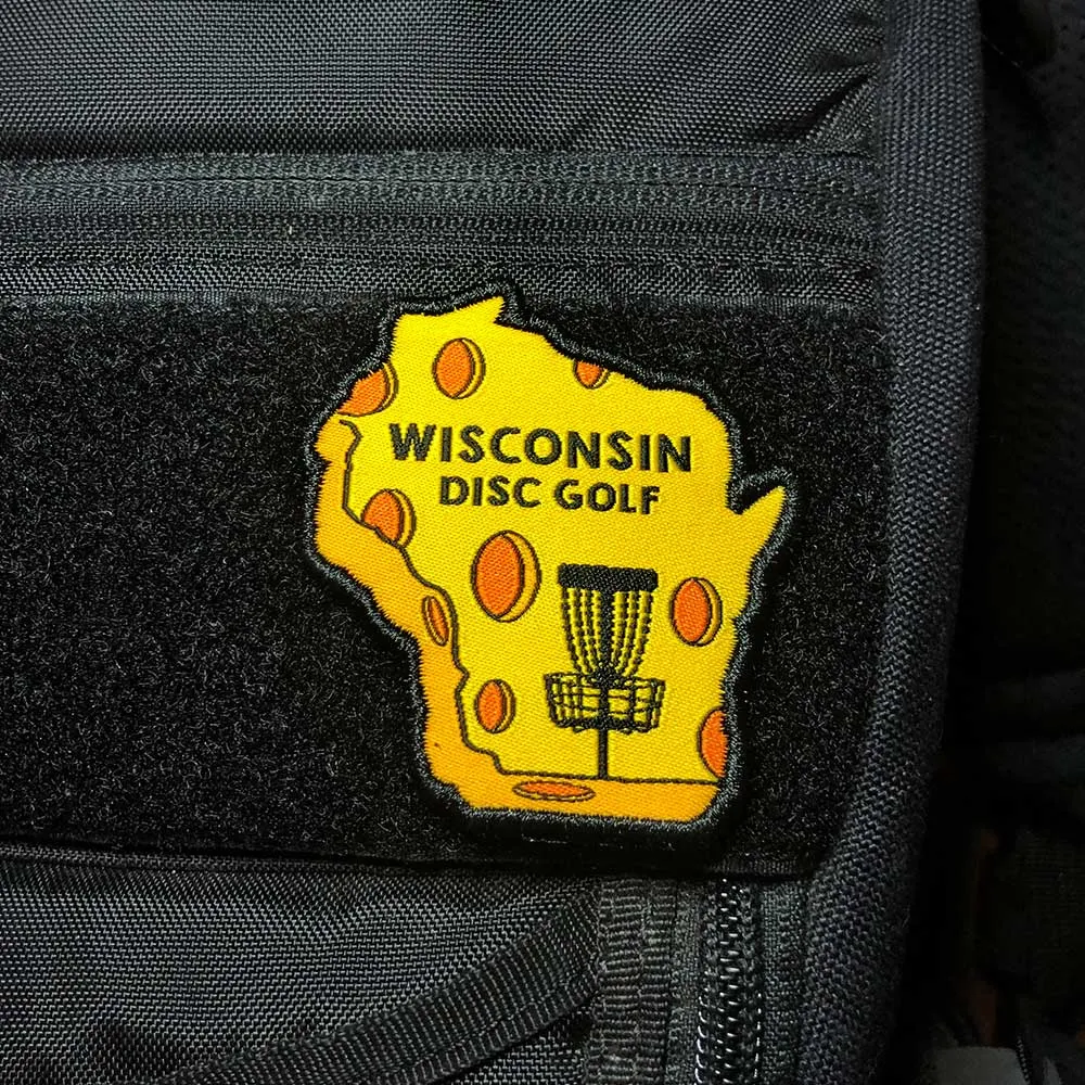 Wisconsin Disc Golf Patch - Perfect Disc Golf Gift